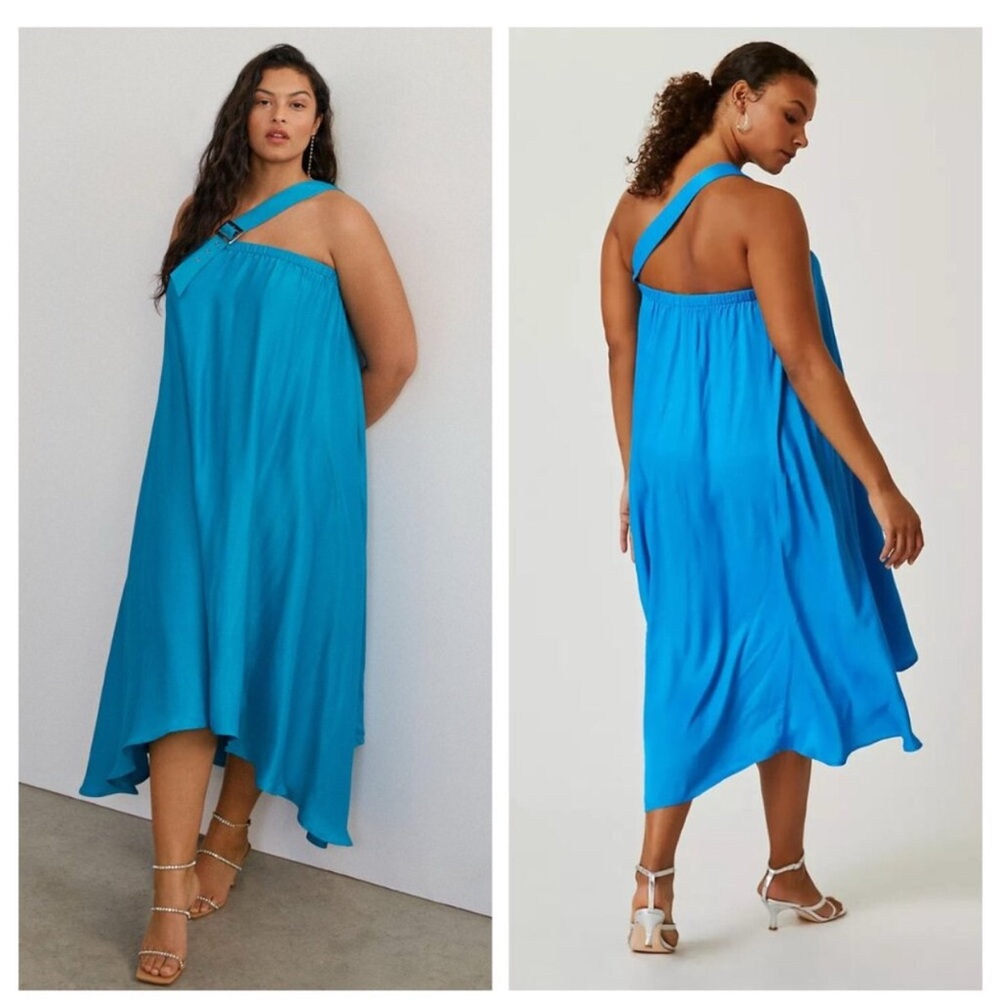 Elegant Blue Women's Dress